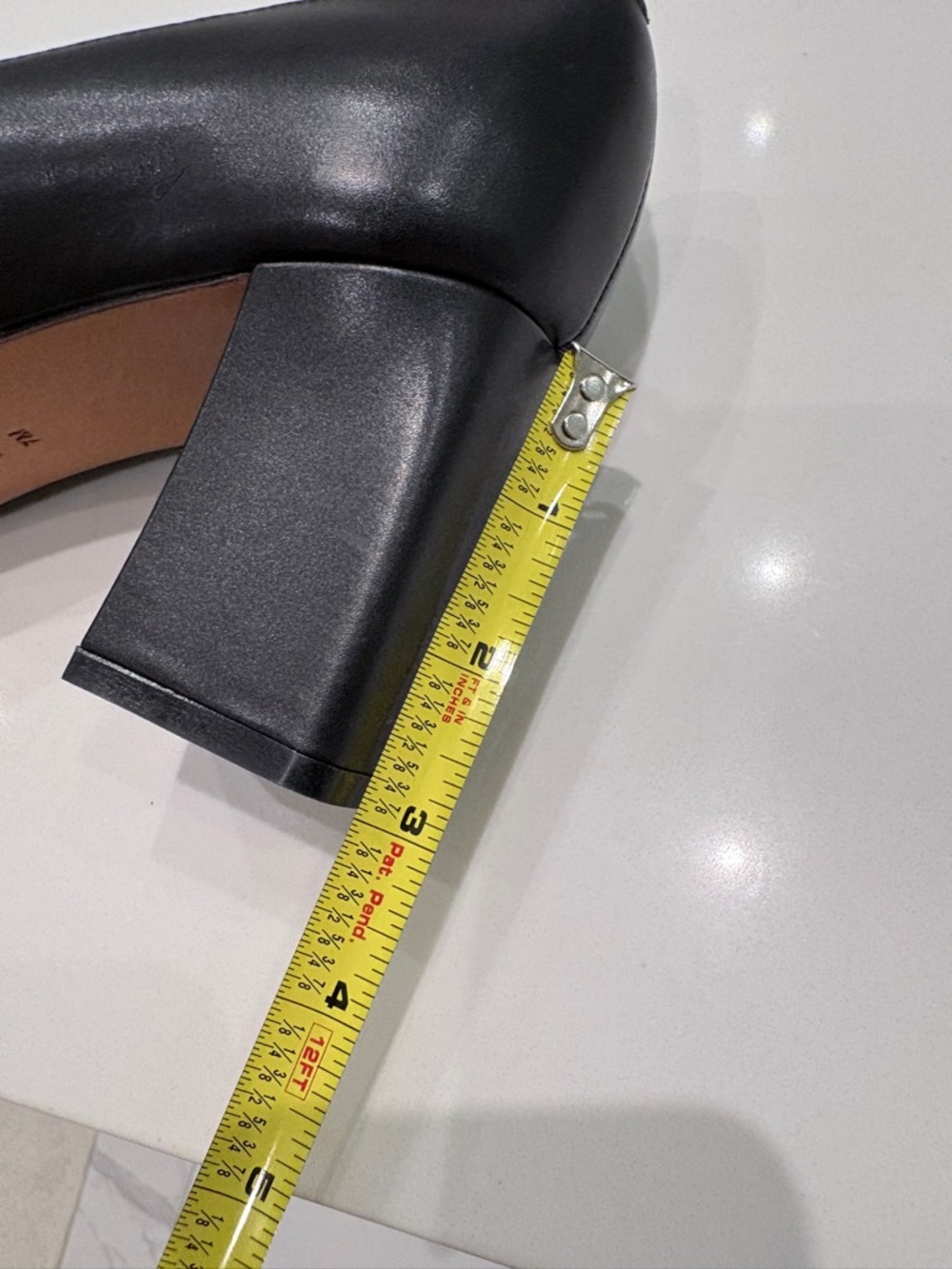 Marc Fisher Black Pointed-Toe Leather Pumps - Picture 8 of 8